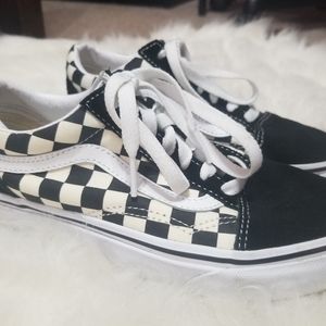 Vans; Laced Checkerboard